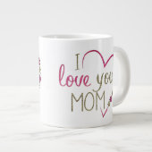 Ik hou van je moeder mok (Voorkant rechts)