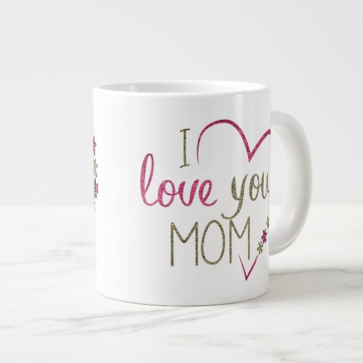 Ik hou van je moeder mok (Voorkant rechts)