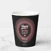 Ik hou van je moeder papieren bekers (Voorkant)