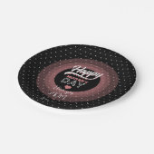 Ik hou van je moeder papieren bordje (Gekanteld)