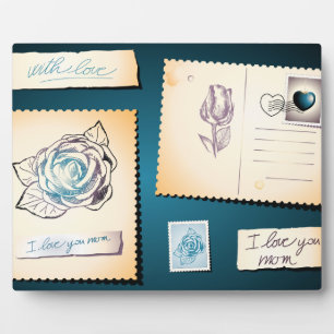 Ik hou van je moeder, plaque fotoplaat