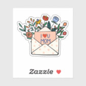 Ik hou van je moeder sticker (Vel)