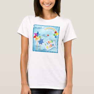 Ik hou van je moeder t-shirt