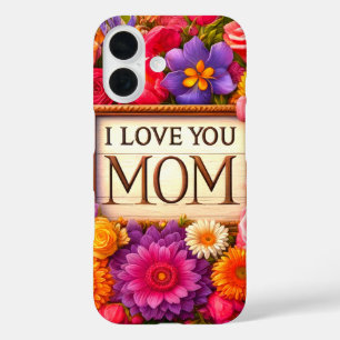 Ik hou van je moeder telefoonhoesje iPhone 16 hoesje