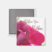 Ik hou van je moeder Zacht Roze Roze Moederdag Magneet (Voorkant / Achterkant)