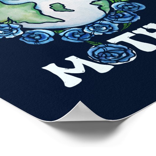 Ik hou van je moederdag poster (Hoek)