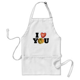 Ik hou van je Moederdag Schort