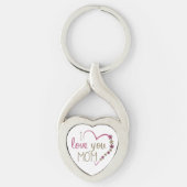 Ik hou van je Moederdag Sleutelhanger (Voorkant)