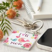 Ik hou van je Moederdag Sleutelhanger (Voorkant Rechts)