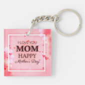 Ik hou van je Moederdag Sleutelhanger (Achterkant)