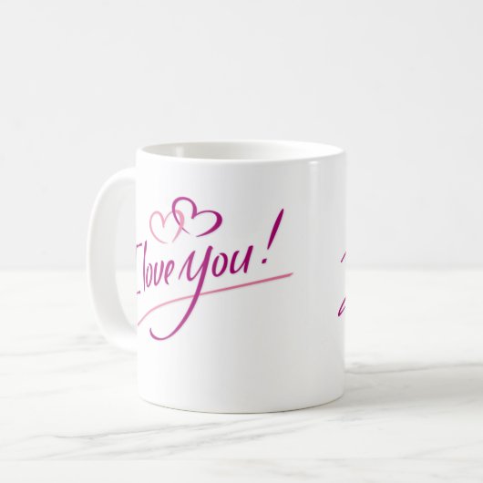 Ik hou van je Mok (Voorkant links)