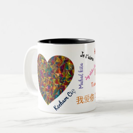 Ik hou van je Mok (Voorkant links)