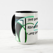 Ik hou van je mok (Voorkant links)