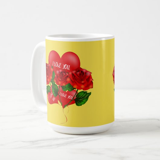 Ik hou van je mok (Voorkant links)