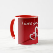 Ik hou van je Mok (Voorkant links)
