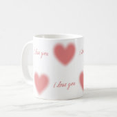 Ik hou van je mok met hart en ziel (Voorkant links)