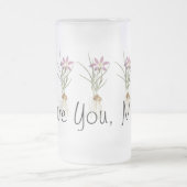 Ik hou van je, MOM! Cute Flowers Art Mok (Center)