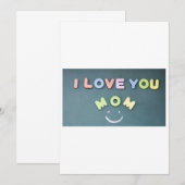 Ik hou van je, MoM Kaart (Voorkant / Achterkant)
