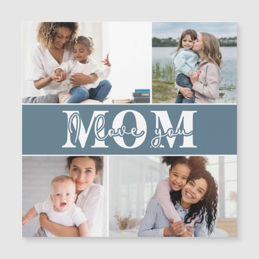 Ik hou van je MOM Moederdag Foto (Voorkant)