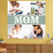 Ik hou van je MOM Moederdag Foto Canvas Afdruk (Insitu (Woonkamer))