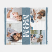 Ik hou van je MOM Moederdag Foto Fleece Deken (Voorkant (Horizontaal))