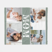 Ik hou van je MOM Moederdag Foto Fleece Deken (Voorkant (Horizontaal))