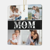 Ik hou van je MOM Moederdag Foto Keramisch Ornament (Links)