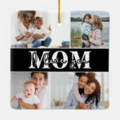 Ik hou van je MOM Moederdag Foto Keramisch Ornament (Achterkant)