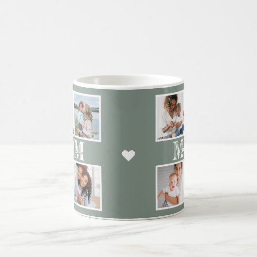 Ik hou van je MOM Moederdag Foto Koffiemok (Center)