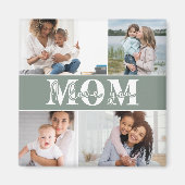 Ik hou van je MOM Moederdag Foto Magneet (Voorkant)