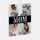 Ik hou van je MOM Moederdag Foto Metalen Ornament (Voorkant Rechts)