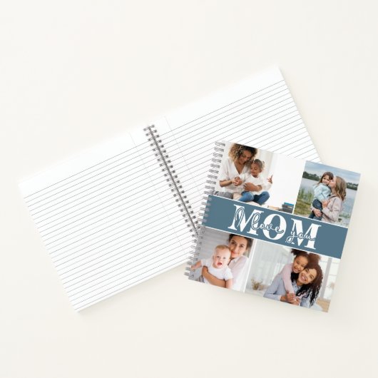 Ik hou van je MOM Moederdag Foto Notitieboek (Binnen)
