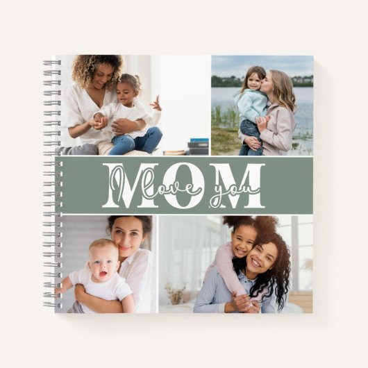 Ik hou van je MOM Moederdag Foto Notitieboek (Voorkant)