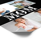 Ik hou van je MOM Moederdag Foto Poster (Hoek)