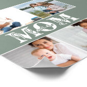 Ik hou van je MOM Moederdag Foto Poster (Hoek)