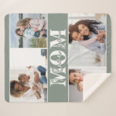 Ik hou van je MOM Moederdag Foto Sherpa Deken (Voorkant (horizontaal))