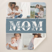 Ik hou van je MOM Moederdag Foto Sherpa Deken (Voorkant)