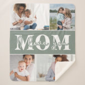 Ik hou van je MOM Moederdag Foto Sherpa Deken (Voorkant)