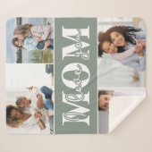 Ik hou van je MOM Moederdag Foto Sherpa Deken (Voorkant (horizontaal))