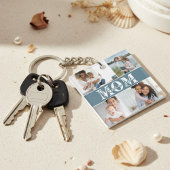 Ik hou van je MOM Moederdag Foto Sleutelhanger