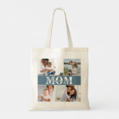Ik hou van je MOM Moederdag Foto Tote Bag (Achterkant)