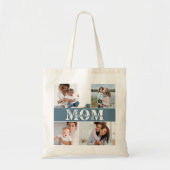 Ik hou van je MOM Moederdag Foto Tote Bag (Voorkant)
