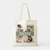 Ik hou van je MOM Moederdag Foto Tote Bag (Achterkant)