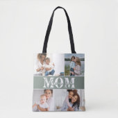 Ik hou van je MOM Moederdag Foto Tote Bag (Voorkant)