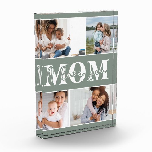 Ik hou van je MOM Moederdag Fotoblokken (Links)