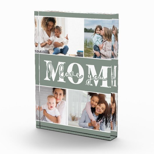 Ik hou van je MOM Moederdag Fotoblokken (Rechts)