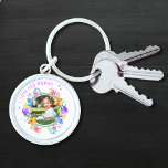 IK HOU VAN JE MOMMY Foto kleurrijke Floral Modern Sleutelhanger<br><div class="desc">IK HOU VAN U MOMMY Foto kleurrijke Floral Moderne Sleutelhanger Keyring... bevat uw favoriete foto omringd door een bloem met kleurrijke waterverf bloemen. Gepersonaliseerd met jouw tekst zoals "ik hou van je mama" in de moderne elegante kalligrafiescript-typografie. Ideaal voor verjaardag, Kerstmis, Moederdag en nog veel meer. FOTO TIP: centreer uw...</div>