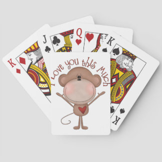 Ik hou van je MONKEY Speelkaarten
