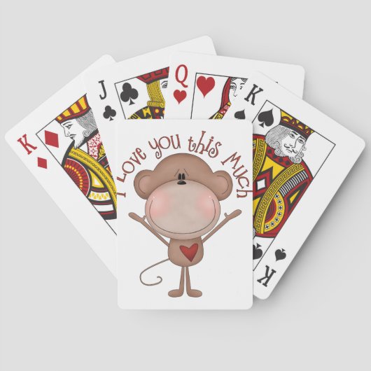 Ik hou van je MONKEY Speelkaarten (Achterkant)
