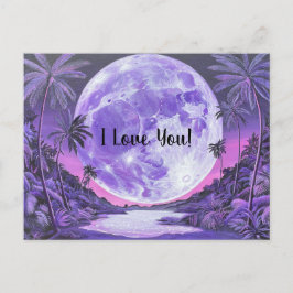 Ik hou van je, Moon-Valentijnsdag Kaart